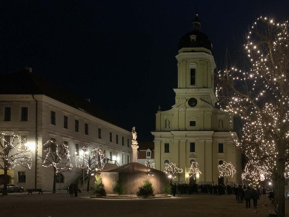 Ökumenische Feier auf dem Karlsplatz